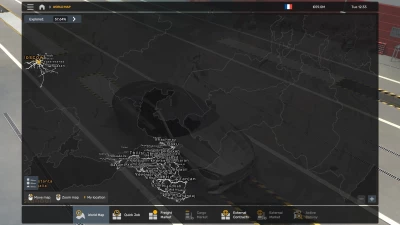 ETS2 World Map Background v1.0