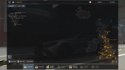 ETS2 World Map Background v1.0