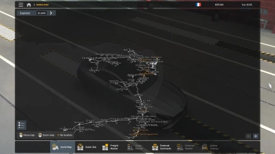 ETS2 World Map Background v1.0