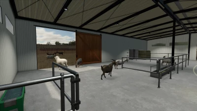 FS25 Modern Metal Sheep Barn v1.0.0.0
