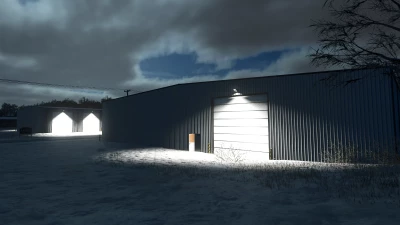 FS25 Modern Metal Shop Pack v1.0.0.0