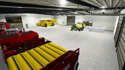 FS25 Modern Metal Shop Pack v1.0.0.0