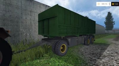 KAMAZ PRICEP 8560 NEW GREEN TRAILER EXTRA HIT RUSSIAN V2.0
