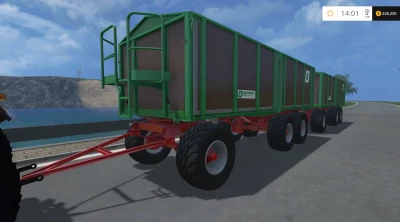 KROEGER HKD 402 NEW BROWN EXTRA HIT MEGA TRAILER V1.2
