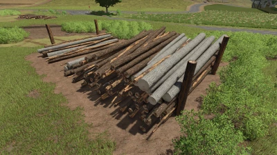 Log Piling Area With Invisible Wall v1.0.0.0