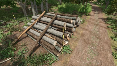 Log Piling Area With Invisible Wall v1.0.0.0