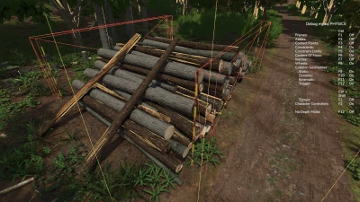 Log Piling Area With Invisible Wall v1.0.0.0
