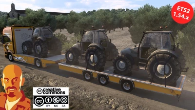 LUPAL BDF FLATBED TRAILER v5.0 ETS2 1.54.x