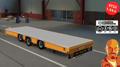 LUPAL BDF FLATBED TRAILER v5.0 ETS2 1.54.x