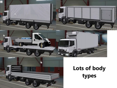 Mercedes Benz Atego MP1 Pack v1.2 1.54