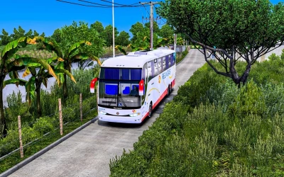 Narrow Roads Map Mod With New Roads for ETS2 1.44 to 1.55