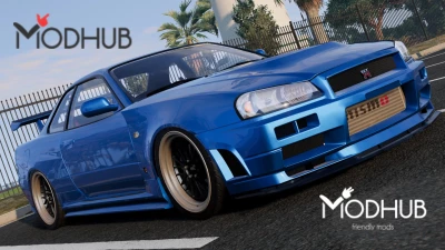 Nissan Skyline GTR (R34) GT-R HQ V1.0 0.35
