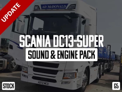 Scania DC13-Super Sound & Engine Pack (G5) v1.5