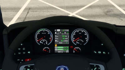 Scania R 2009 and Streamline Improved Dashboard v1.3