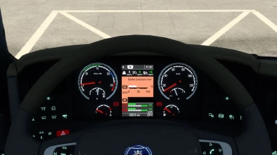Scania R 2009 and Streamline Improved Dashboard v1.3