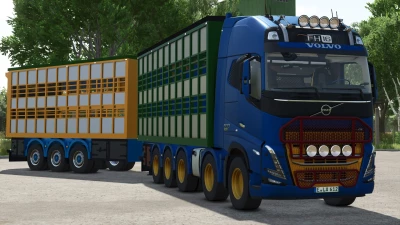 Volvo FH16 Animal Transport Truck & Trailer v1.0.0.0