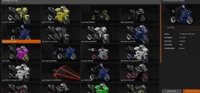 Yamaha YFZ-R6 Street Bike v1.0 0.35x