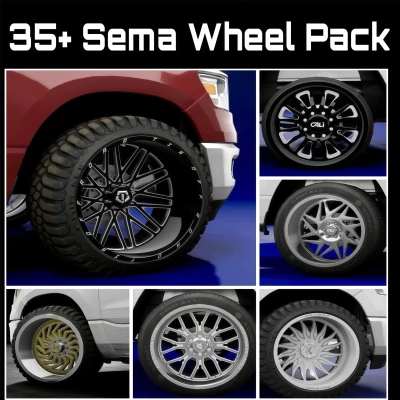 35+ Wheel & Tire Pack – SEMA Edition v1.0
