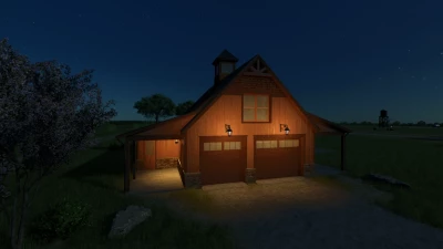 American-style Wooden Garage