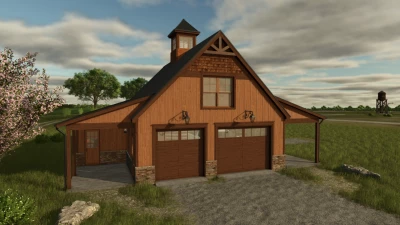 American-style Wooden Garage