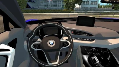 BMW i8 – ETS2 Car Mod Realistic Interior 1.49