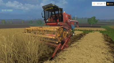 BZION Z056 RED CABIN EXTRA HIT COMBINE HARVESTER V1.0