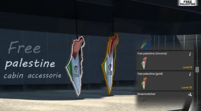 Free Palestin cabin accessorie v1.0
