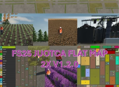 FS25 Juotca Flat Map 2X V1.2.0
