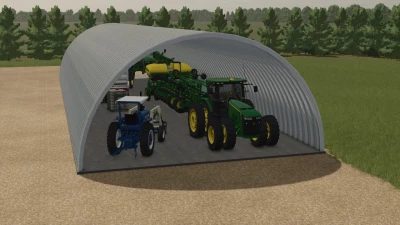 FS25 Open End Quonset Hut v1.0.0.0