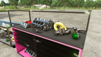 FS25 Parts Display Cases v1.0.0.0