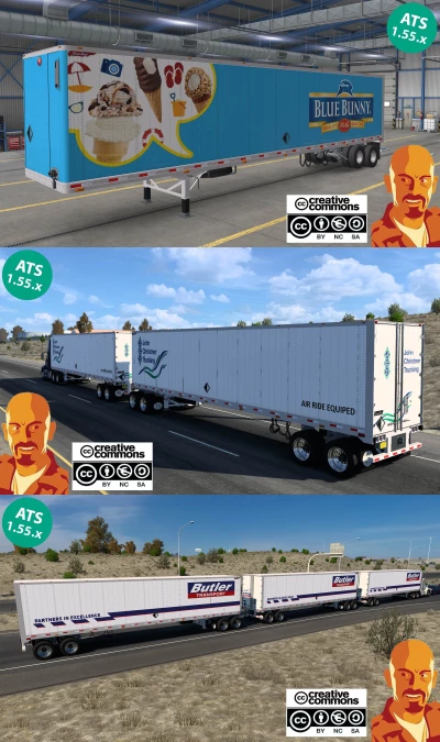 GREAT DANE TRAILERS COLLECTION v2.0 ATS 1.54-1.55.x