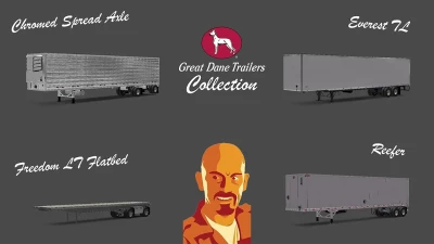 GREAT DANE TRAILERS COLLECTION v2.0 ATS 1.54-1.55.x