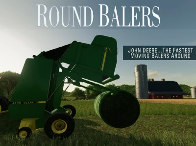 John Deere 400 and 500 Series Round Balers v1.0.0.0