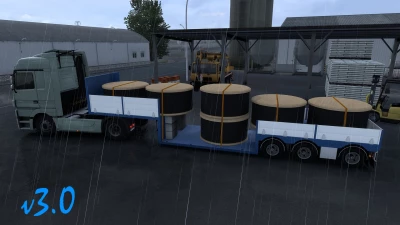 JS WELL FLATBED TRAILER 1.55