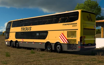 MARCOPOLO G6 1800 DD 8X2 BUS MOD FOR ETS2 1.54 and 1.55