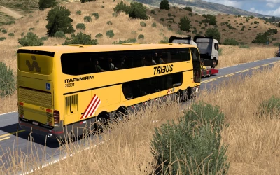 MARCOPOLO G6 1800 DD 8X2 BUS MOD FOR ETS2 1.54 and 1.55