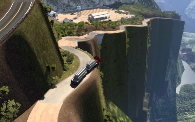 Mountain Roads Extreme Map Mod ATS 1.53 to 1.55
