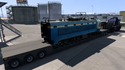 MULTI AXLE FLATBED TRAILER 10 AXLES v3.0 ETS2 1.55