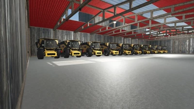 Pack Of Five Rustic Machine Sheds v1.1.0.0