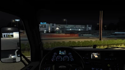 Peterbilt 579 blue interior ATS v1.0