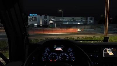 Peterbilt 579 blue interior ATS v1.0