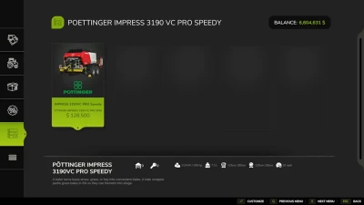 Poettinger Impress 3190 VC PRO Speedy v1.4.0.0
