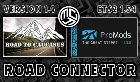 Road to Caucasus + ProMods The Great Steppe RC v1.4
