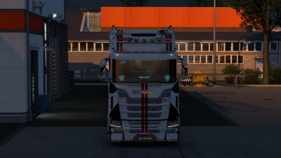 Scania Black hard line X Skin v1.0