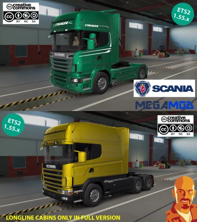 SCANIA MEGAMOD v6.0 ETS2 1.55.x