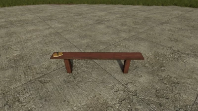 Bench With Horse Brush Holder v1.0.0.0
