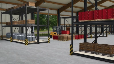 Large Hall With Heavy-Duty Shelving v1.0.0.0