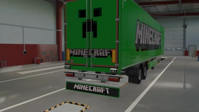 Minecraft Trailer Skin + Mudflap v1.0