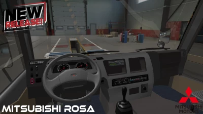 New Mitsubishi Rosa Minibus v1.0