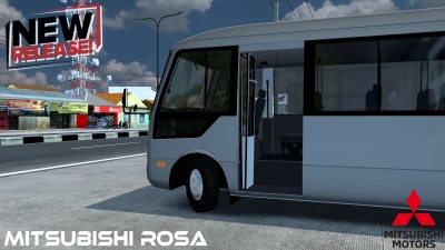 New Mitsubishi Rosa Minibus v1.0